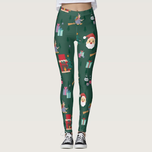 santa claus befana leggings (Front)