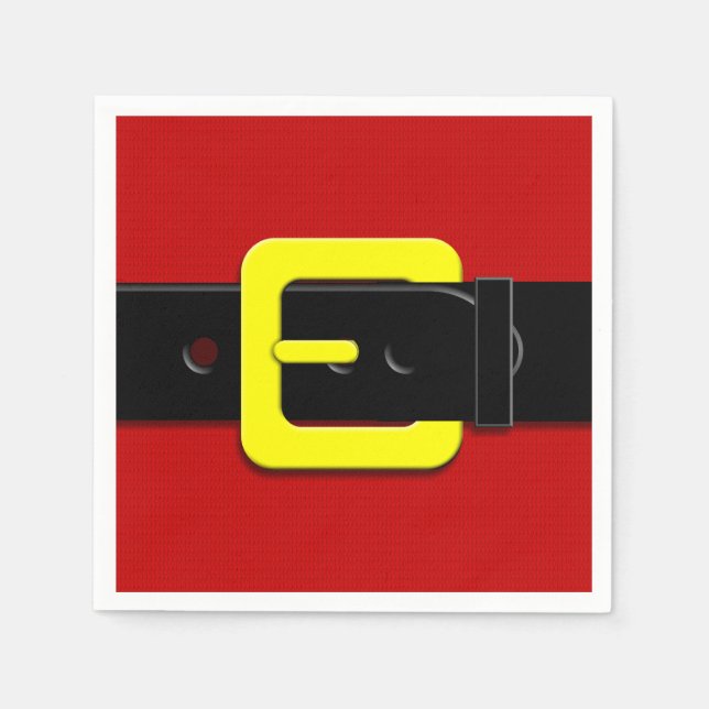 Santa Claus Belt Napkin (Front)