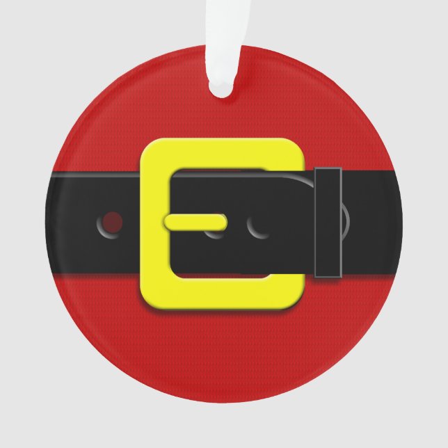 Santa Claus Belt Ornament (Front)