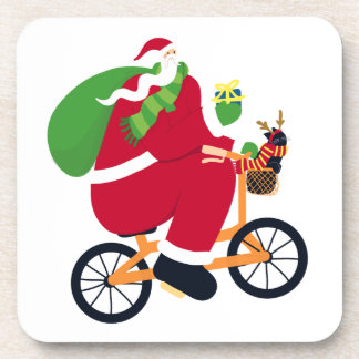 Santa Claus bike Coaster
