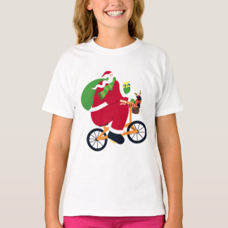 Santa Claus bike  T-Shirt