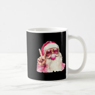 Santa Claus Blowing Bubble Gum Nk Sungles Christma Coffee Mug