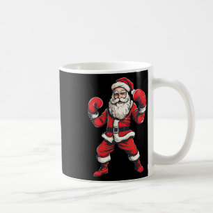 Santa Claus Boxer Boxing Kickboxing Christmas Mart Coffee Mug