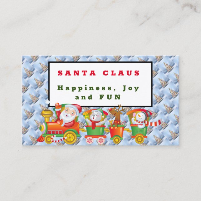 Santa Claus Business Card (Front)