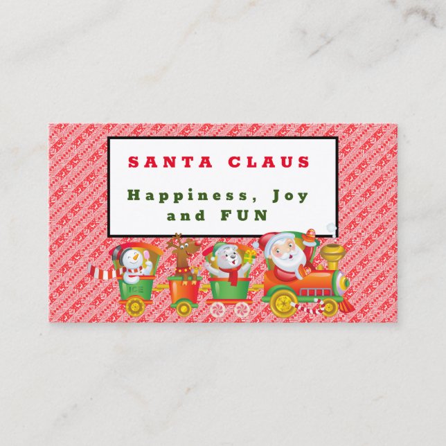 Santa Claus Business Card (Front)