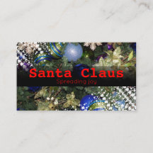Santa Claus business card for fun or professional