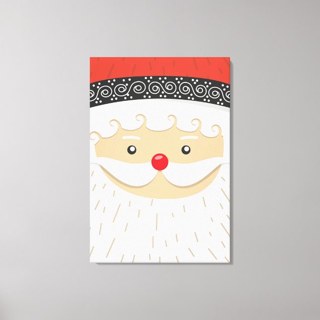 Santa Claus Canvas Print (Front)