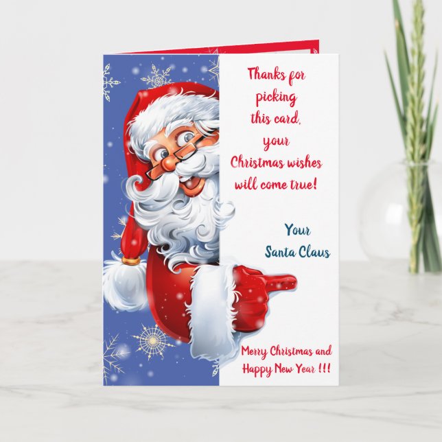 Santa Claus Card (Front)