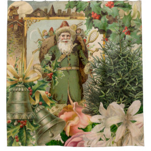 Santa Claus Christmas Antique Beautiful Art