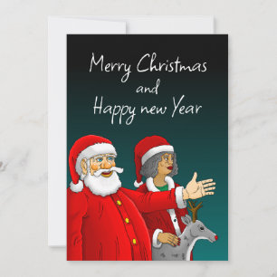 Santa Claus Christmas Card