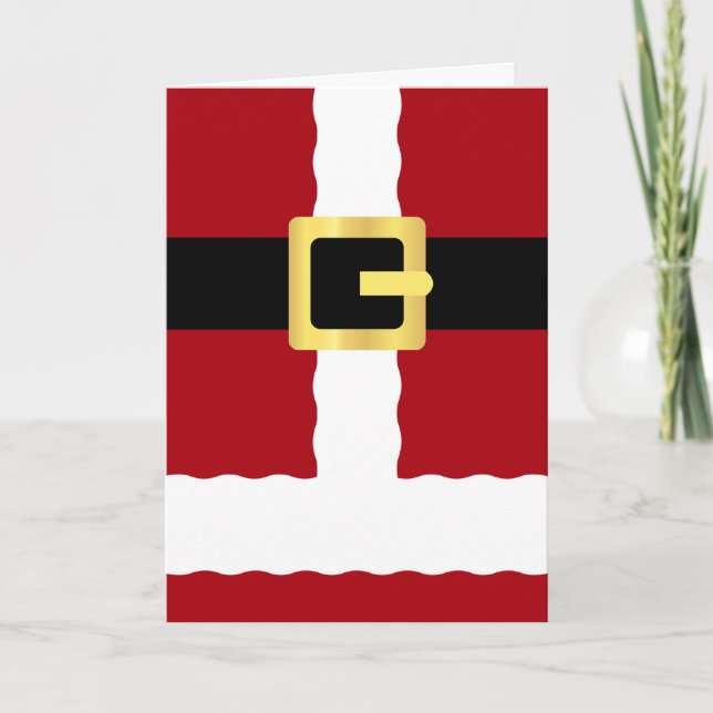 Santa Claus Christmas Card (Front)