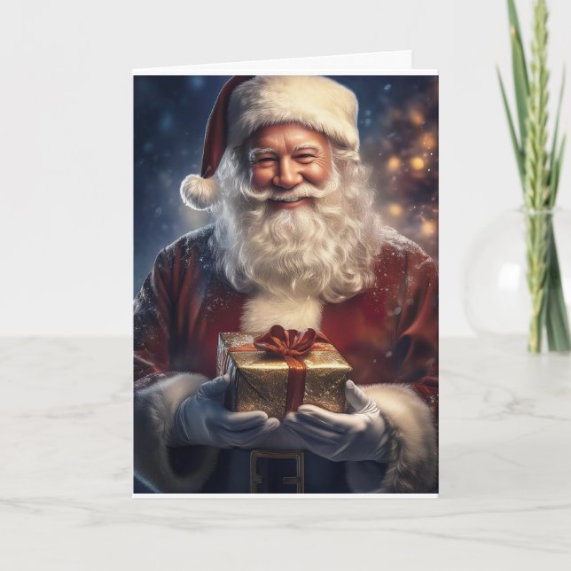 Santa Claus Christmas Card (Front)