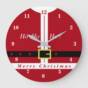 Santa Claus Christmas Clock