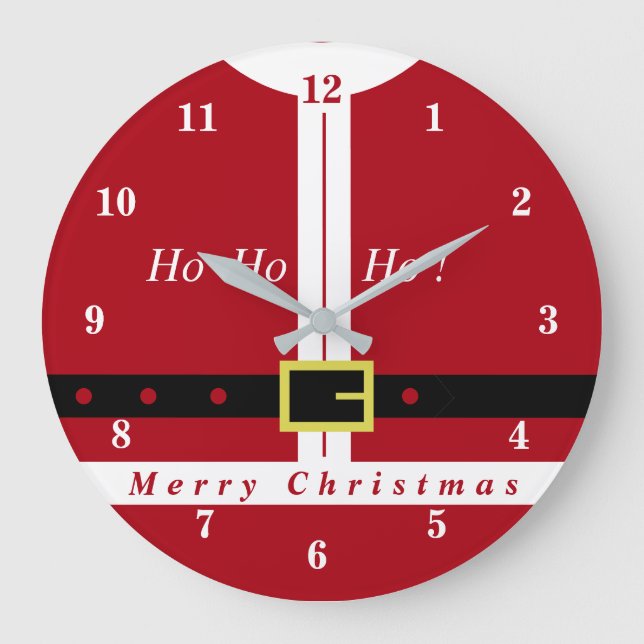 Santa Claus Christmas Clock (Front)