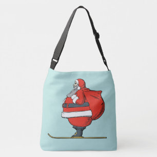 SANTA CLAUS CHRISTMAS CROSS BODY BAG PURSE