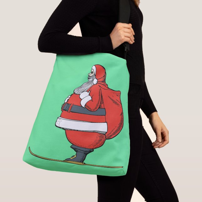 SANTA CLAUS CHRISTMAS CROSS CORPS SAC POURSUITE (De près)