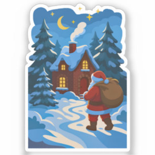 Santa Claus Christmas decorative vinyl