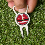 Santa Claus Christmas Divot Tool Ball Marker<br><div class="desc">Christmas Divot Tools Bottle Opener with Magnetic Golf Ball Markers with Funny Santa Design Christmas Gift - or Choose / Add Your Unique Text / Name / Colour - Make Your Special Divot Tool Ball Marker Gift - Resize and move or remove and add elements / text with Customization tool...</div>