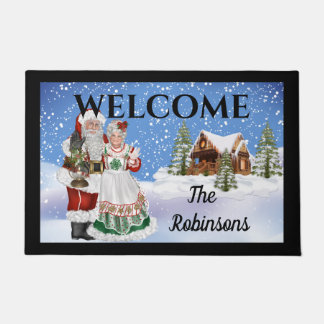 Santa Claus Christmas Doormat Door Mat