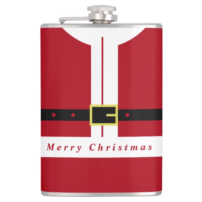 Santa Claus Christmas Flask (Front)