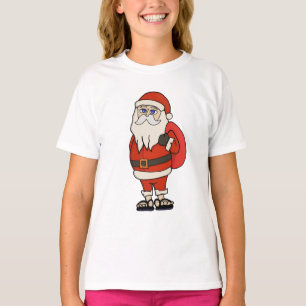 Santa Claus Christmas Flip Flops T-Shirt