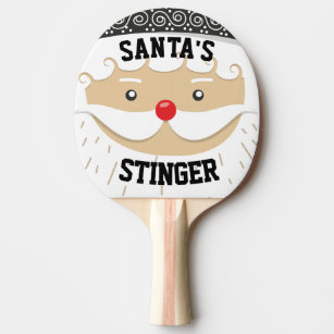 SANTA CLAUS CHRISTMAS FUNNY Ping Pong Paddles