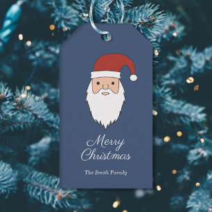 Santa Claus Christmas Gift Tag