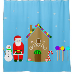 santa claus christmas gingerbread house
