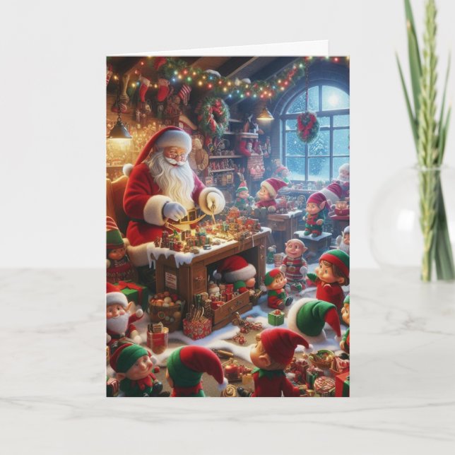 Santa Claus Christmas Greeting Cards (Front)