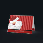 SANTA CLAUS Christmas Holiday Folded Card<br><div class="desc">Our adorable Santa card is perfect for ANY holiday event! Personalize exactly how you want. Matching postage and address labels are available!</div>