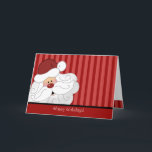SANTA CLAUS Christmas Holiday Folded Card<br><div class="desc">Our adorable Santa card is perfect for ANY holiday event! Personalize exactly how you want. Matching postage and address labels are available!</div>