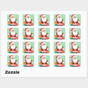 Santa Claus Christmas Holiday Party Sticker