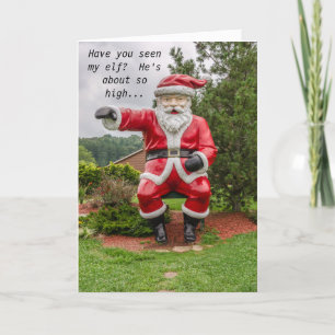 Santa Claus - Christmas - Holidays - Humour Holiday Card