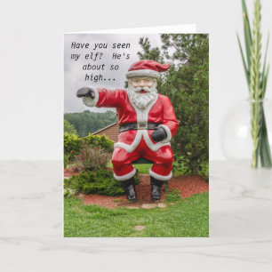 Santa Claus - Christmas - Holidays - Humour Holiday Card