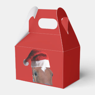 Santa Claus Christmas Horse Favor Box