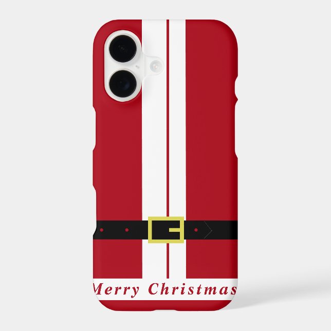 Santa Claus Christmas iPhone Case (Back)