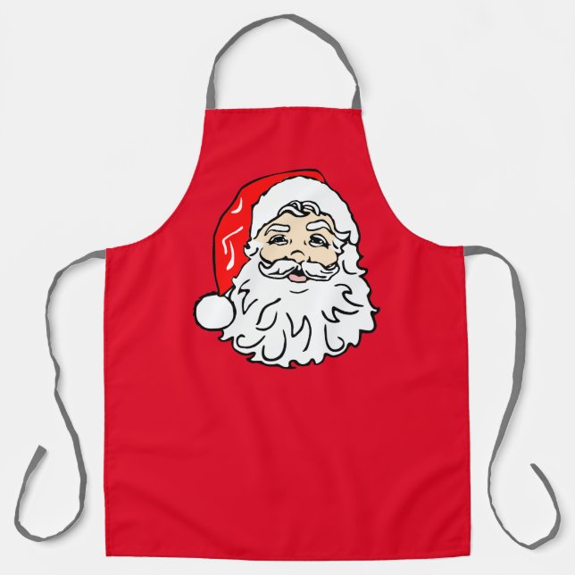 SANTA CLAUS CHRISTMAS KITCHEN APRON (Front)