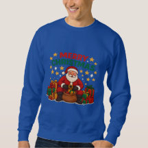 Santa Claus Christmas Men's Holiday Sweatshirt