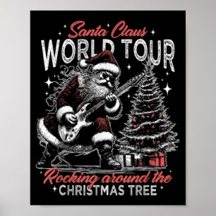 Santa Claus Christmas Music World Tour Poster