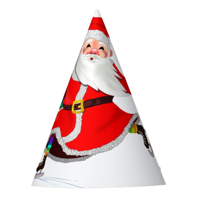 Santa Claus Christmas Party Paper Hat (Front)