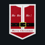 Santa Claus Christmas Pennant<br><div class="desc">Christmas Pennants Gift with Santa Claus Funny Design Gifts For Everyone - or Choose / Add Your Unique Text / Name / Colour - Make Your Special Pennant Gift - Resize and move or remove and add elements / text with Customization tool ! Design by MIGNED. Please see my other...</div>