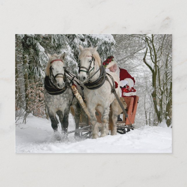 Santa Claus Christmas Postcard (Front)