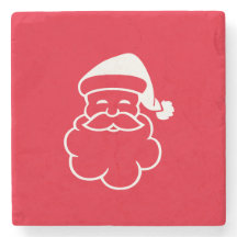 Santa Claus Christmas Red White Holidays 4Ann