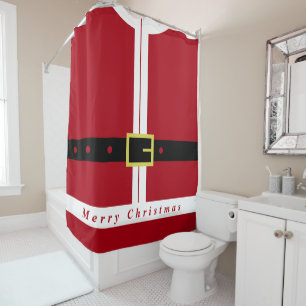 Santa Claus Christmas Shower Curtain