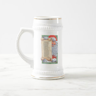 Santa Claus Christmas Stein