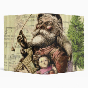Santa Claus Classic Thomas Nast Illustration Binder