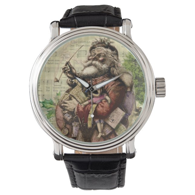 Santa Claus Classic Thomas Nast Illustration  Watch (Front)