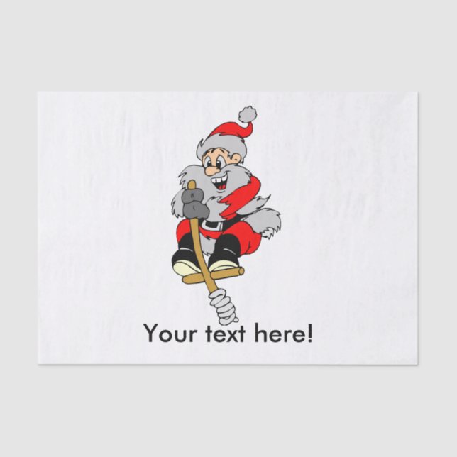 Santa Claus clipart Tissue Paper (Front)