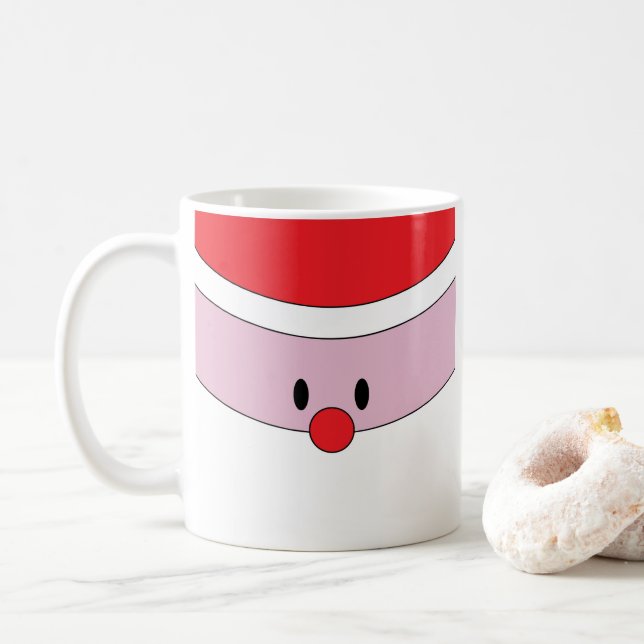 Santa Claus Coffee Mug (With Donut)