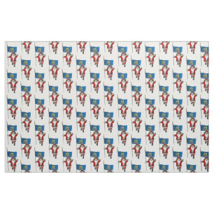 Santa Claus Comes To Idaho Fabric